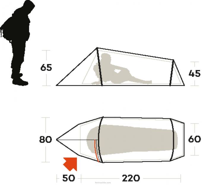 unisexo Ferrino eslinga de tienda 1 N804479