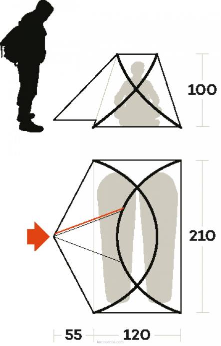 unisexo Ferrino tienda inconformista 2 N804442