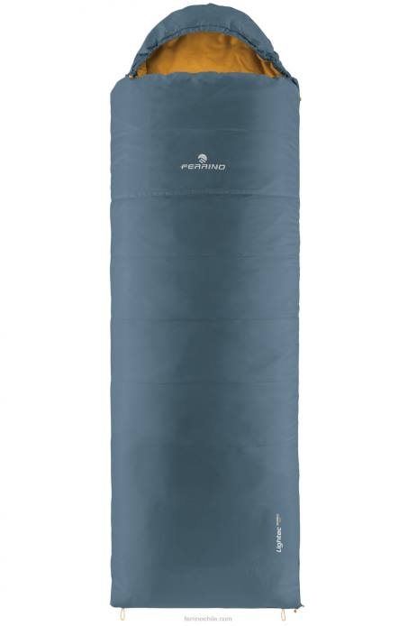 unisexo Ferrino saco de dormir lightech shingle sq zip izquierda azul N804379