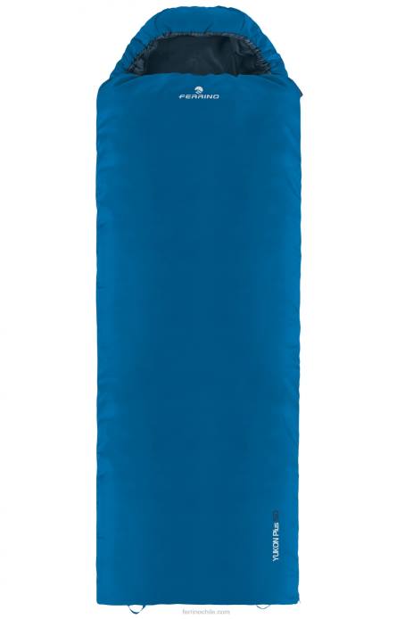 unisexo Ferrino saco de dormir yukon plus sq zip izquierda azul N804394
