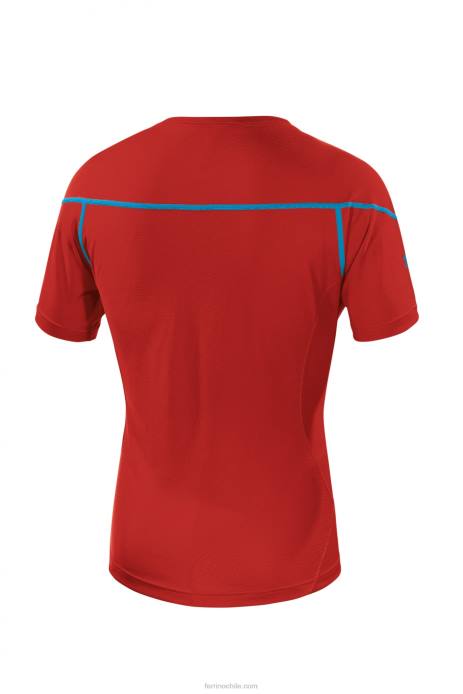 hombres Ferrino kasai camiseta hombre rojo oscuro N804174