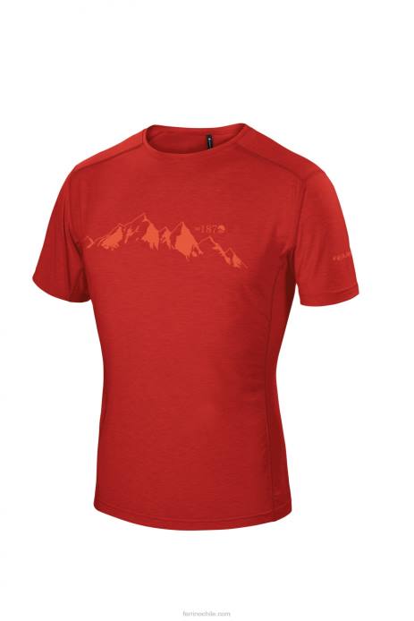 hombres Ferrino yoho camiseta hombre rojo oscuro N804178