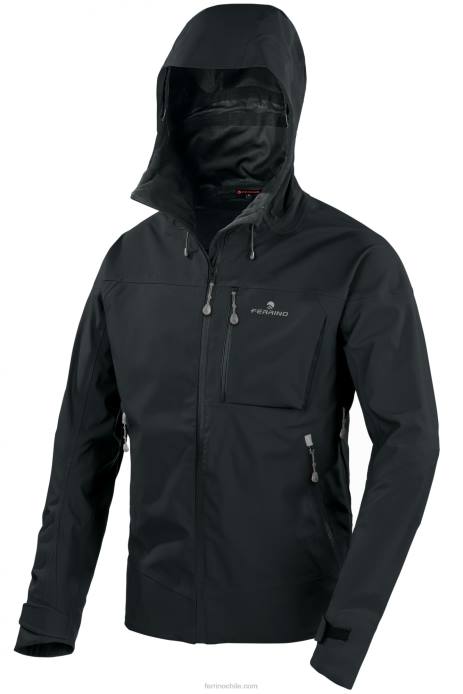 hombres Ferrino chaqueta valdez hombre negra N804136