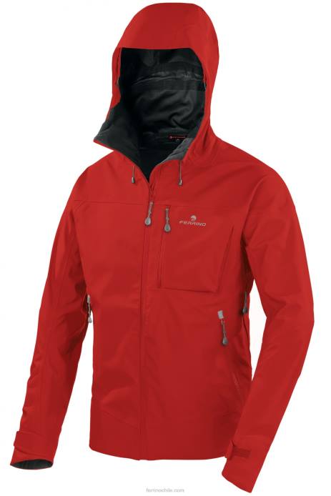 hombres Ferrino chaqueta valdez hombre rojo oscuro N804135