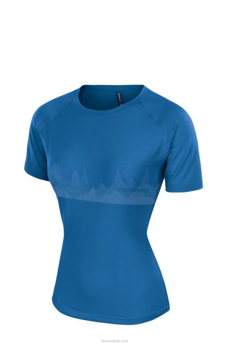 mujer Ferrino coruel camiseta mujer azul brillante N804322
