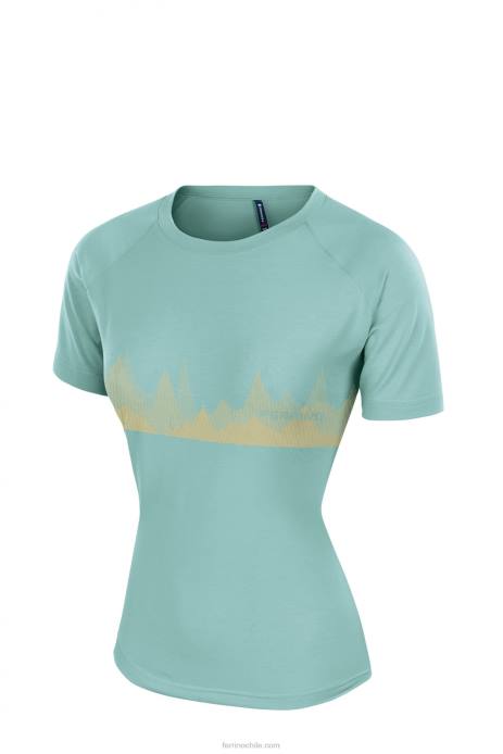 mujer Ferrino coruel camiseta mujer cielo claro N804321