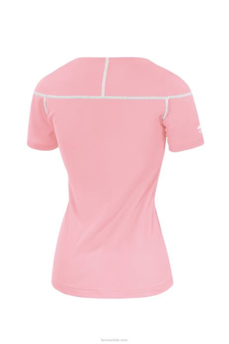 mujer Ferrino kasai camiseta mujer rosa romance N804324