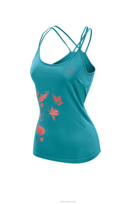 mujer Ferrino kenai camiseta sin mangas mujer azul coral N804329