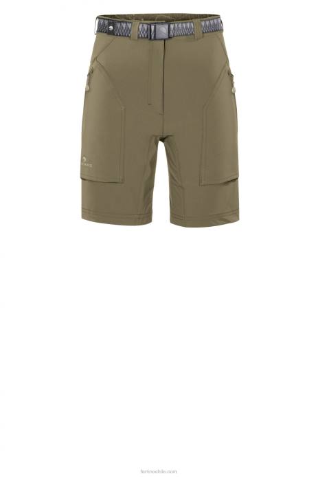 mujer Ferrino short mujer hervey verde oscuro N804343