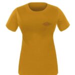 mujer Ferrino camiseta retro mujer mostaza N804334